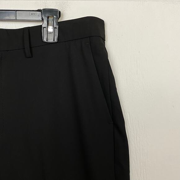 HAGGAR J M Premium Dress Pants Slim Super Flex Waist 2" Stretch Black 36x32 - Picture 4 of 11